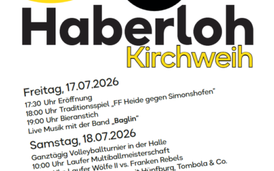 Das Programm der Haberloh Kirchweih steht!